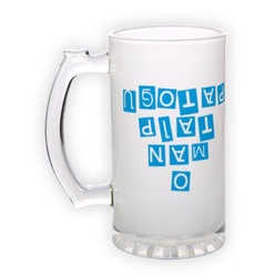 Frosted glass beer mug (500 ml)
