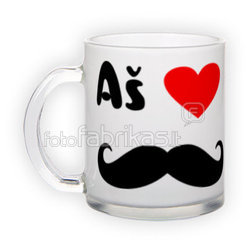 Frosted glass mug (300 ml)