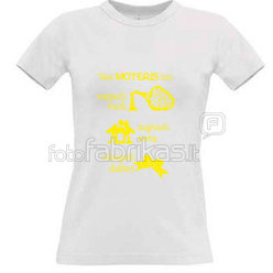 Women's T-shirt with your choice of photos, notes, white