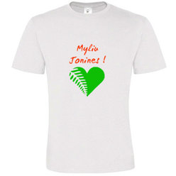 T -shirts with your photo, notes, white