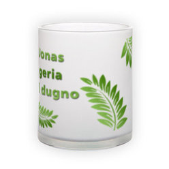 Frosted glass mug (300 ml)