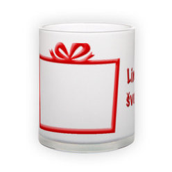 Frosted glass mug (300 ml)