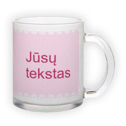 Matinio stiklo puodelis (300 ml)