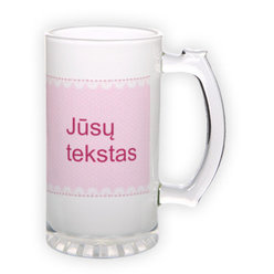 Matinio stiklo bokalas (500 ml)