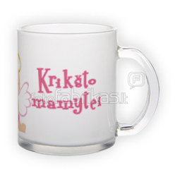 Frosted glass mug (300 ml)