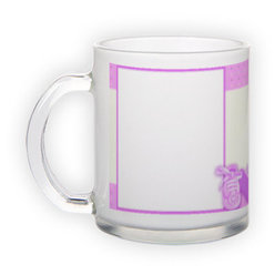 Frosted glass mug (300 ml)