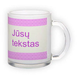 Frosted glass mug (300 ml)
