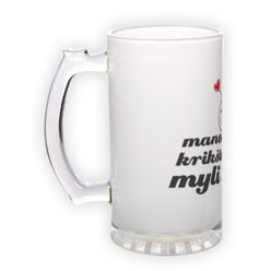 Matinio stiklo bokalas (500 ml)