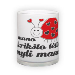 Frosted glass mug (300 ml)