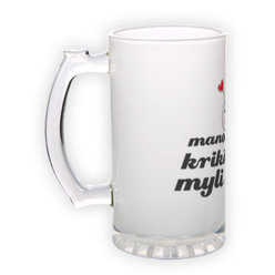 Matinio stiklo bokalas (500 ml)