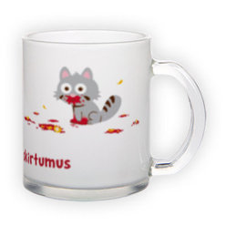 Frosted glass mug (300 ml)