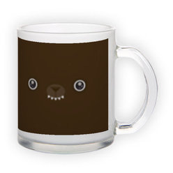Frosted glass mug (300 ml)