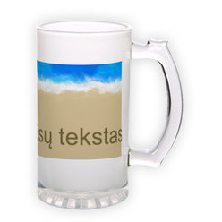 Matinio stiklo bokalas (500 ml)