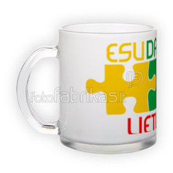 Frosted glass mug (300 ml)