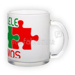 Frosted glass mug (300 ml)