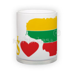 Matinio stiklo puodelis (300 ml)