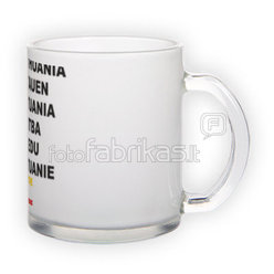 Frosted glass mug (300 ml)