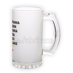 Matinio stiklo bokalas (500 ml)
