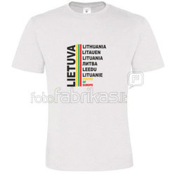 T -shirts with your photo, notes, white