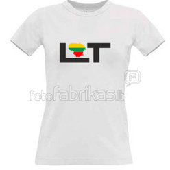 Women's T-shirt with your choice of photos, notes, white