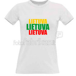 Women's T-shirt with your choice of photos, notes, white
