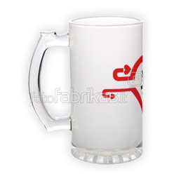 Matinio stiklo bokalas (500 ml)