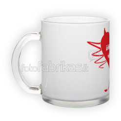 Frosted glass mug (300 ml)