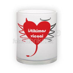 Frosted glass mug (300 ml)