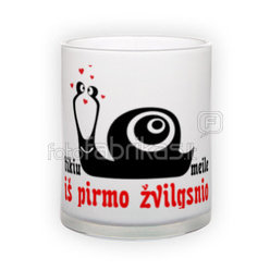 Frosted glass mug (300 ml)