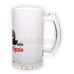 Frosted glass beer mug (500 ml)