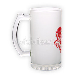 Matinio stiklo bokalas (500 ml)