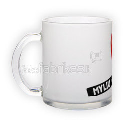 Frosted glass mug (300 ml)