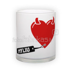 Frosted glass mug (300 ml)