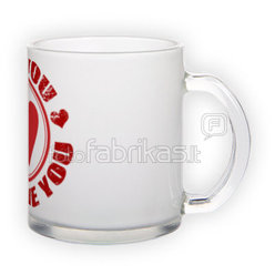 Matinio stiklo puodelis (300 ml)