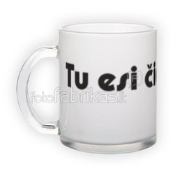 Frosted glass mug (300 ml)