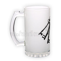 Matinio stiklo bokalas (500 ml)
