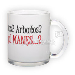 Frosted glass mug (300 ml)
