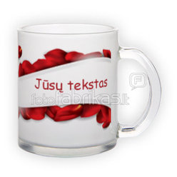 Frosted glass mug (300 ml)