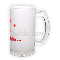 Matinio stiklo bokalas (500 ml)