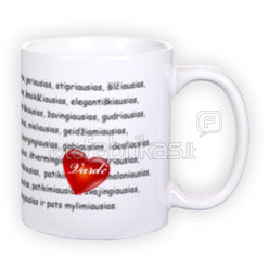 Standartinis baltas puodelis (300 ml)