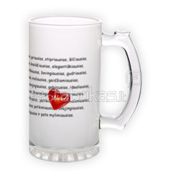 Matinio stiklo bokalas (500 ml)