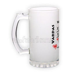 Matinio stiklo bokalas (500 ml)