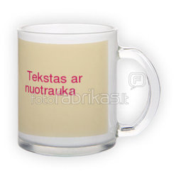 Frosted glass mug (300 ml)