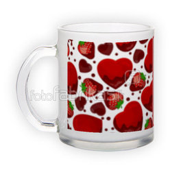 Frosted glass mug (300 ml)