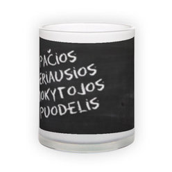 Frosted glass mug (300 ml)