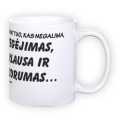 Standartinis baltas puodelis (300 ml)