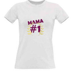 Women's T-shirt with your choice of photos, notes, white