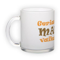 Frosted glass mug (300 ml)
