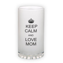 Frosted glass beer mug (500 ml)