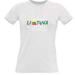 Women's T-shirt with your choice of photos, notes, white